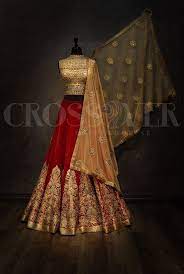 Red And Gold Bridal Lehenga Indian Bridal Wear Indian Bridal Bridal Lehenga Choli
