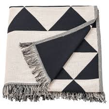 Black And White Striped Blanket Ikea Johanne Throw Black White Black Natural 51x67 Ikea Blankets Throw Blanket Ikea Throws