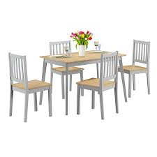 Find great deals on ebay for mid century modern dining chairs. Buy Costyway 5 Pcs Mid Century Modern Dining Table Set 4 Chairs W Wood Legs Kitchen Furniture By Costway On Dot Bo