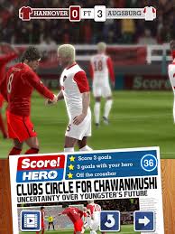 Score Hero Level 36 Crossbar Stage Games Journey Hero Soccer Field