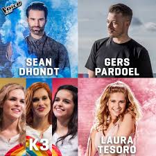 De kleinste talenten verdienen het grootste podium. K3 Naast Gers Pardoel Sean Dhondt En Laura Tesoro In The Voice Kids
