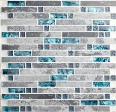 Grey Blue Backsplash Blue Shell Tile Glass Mosaic Kitchen Backsplash Tiles Sgmt026 Gr Mosaic Backsplash Kitchen Glass Mosaic Tile Kitchen Mosaic Tile Kitchen