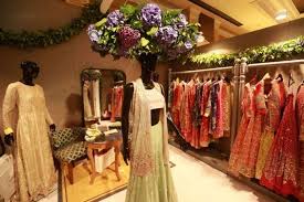 Designer Outfit Bridal Outfit Indian Weddings Lehenga Design Rajouri Graden Is An Upscale Market Bridal Showroom Wedding Outfit Bridal Shop Interior
