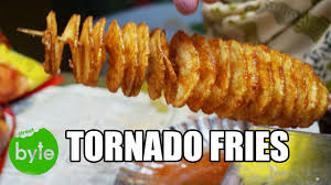 Roll potato spirals in this mixture. Tornado Fries Indian Street Food Street Food Around The World Smily Fries Youtube
