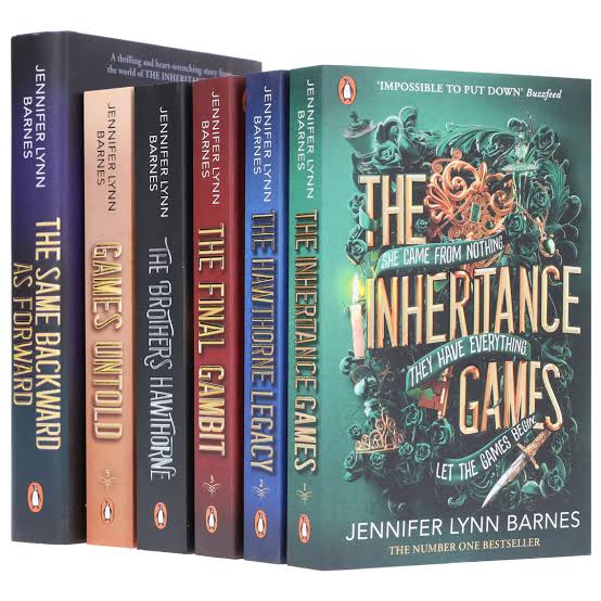 The Inheritance Games Series By Jennifer Lynn Barnes 6 Books Collection Set  - Ages 12-17 - Paperback/Hardback