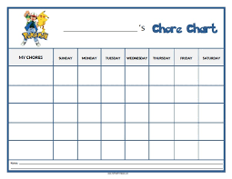 pokemon chore chart free printable allfreeprintable com