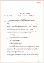 Previous Year Question Paper For Maharashtra Msbshse Hsc Board Class 12 English Code A 201 This Or That Questions Question Paper Previous Year Question Paper