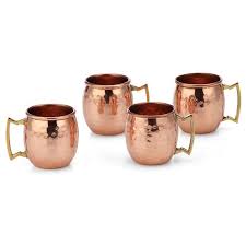 Charlton Home Averill Hammered 2 Oz Copper Moscow Mule Mug Wayfair Moscow Mule Mugs Copper Moscow Mule Mugs Shot Glass Set