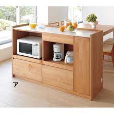 アルダー天然木人工大理石トップ 間仕切り家電収納キッチンカウンター 幅144cm 通販 ディノス kitchen furniture small kitchen kitchen