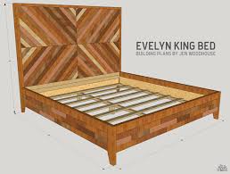 The original plans didn't call for biscuits between the panels, but i. Diy West Elm Alexa Chevron Bed