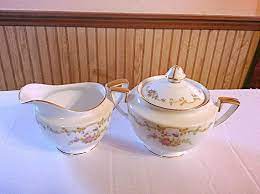 Indeed, because of their size many pattern glass sugar bowls are displayed in antiques markets as candy dishes. Imperial China By Noritake Creamer And Sugar Bowl Made In Etsy Noritake Dish Sets Sugar Bowl Set