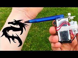 How To Make Simple Tattoo Machine At Home Youtube In 2021 Tattoo Machine Make Simples Simple Tattoos