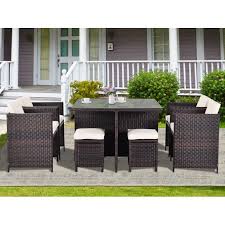 Walmart has hundreds of items on clearance right now with prices as low as $1.98. Outdoor Patio Furniture Sets Yofe 9 Piece Outdoor Wicker Conversation Set With Ottomans And Table Rattan Outdoor Dining Table Set Durable Outdoor Furniture S Conversation Set Patio Patio Patio Dining Set