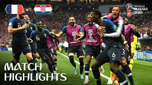 Congratulations to france, who played extraordinary soccer, on winning the 2018 world cup. 2018 World Cup Final France 4 2 Croatia Youtube