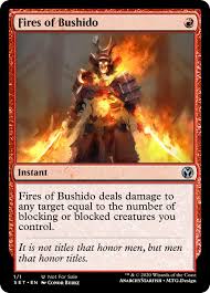 Updated mar 07, 2018 by imafreak05 using our mtg deck builder. Red Fires Of Bushido Custommagic