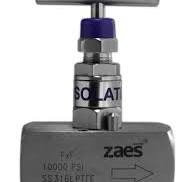 Valve à Aiguille 1/2 BSP Acier Inox 316L - 10000 PSI, Haute Pression,  Régulation De Débit