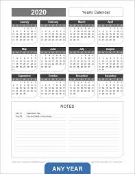 Download 2021 and 2022 pdf calendars of all sorts. Yearly Calendar Template For 2021 And Beyond