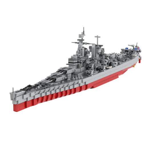 US Navy Super-Battleship Military Ship Building Blocks Set (2087PCS) |  Letbricks