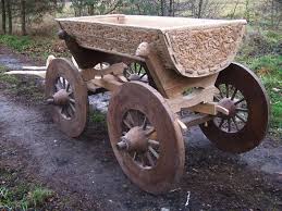 Rear View The Cart Has Splendid Carvings With Pagan Motifs It Is The Oldest Known Vessel With Wheels In Norway Wikinger Steinzeit Vikings