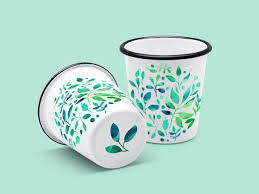Download Free Enamel Tumbler Mockup Psd Free Download
