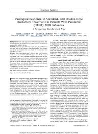 Pdf Virological Response To Standard And Double Dose