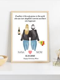 Geburtstag Mama Mama Geschenk Bild Mama Tochter Illustration Mama Tochter Bild Geschenk Geburtstag Mama In 2020 Happy Mom Mom Birthday Mother Birthday