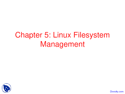 Filesystem Hierarchy Standard Unix Systems Lecture Slides Docsity