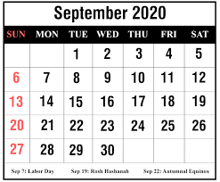Free, easy to print pdf version of 2020 calendar in various formats. September Calendar 2020 Blank Free Printable Template Ko Fi Where Creators Get Donations From Fans With A Buy Me A Coffee Page