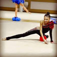 Dina averina, who was set to perform just after ashram, saw her mistake and was hopeful it was a chance for her to take the gold medal back to russia. Janika Vaartlan Est And Dina Rhythmic Gymnastics Info Facebook