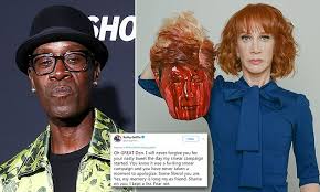Don Cheadle Slams Kathy Griffin On Twitter After She Attacked His Reply To Severed Trump Head Photo Daily Mail Online