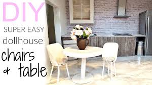 Diy Very Easy Dollhouse Chairs Table Dining Chairs Diy Dollhouse Chair Barbie Furniture