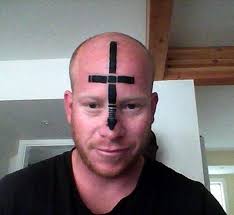 Image result for quirky pylon forehead tattoo