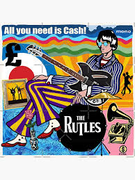 All You Need Is Cash - Lost original Rutles Cover " Sticker for Sale by  Kludoman | Redbubble