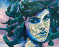 Pintura Óleo Lienzo Retrato