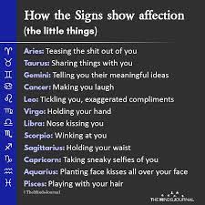 Intuition, one of the major defining characteristics of cancer, plays a large role in this sense. How The Signs Show Affection The Little Things Aries Teasing The Shit Out Zodiac Sign Traits Zodiac Relationships Zodiac Funny