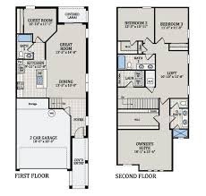 Marco Floor Plan At Bella Parc Townhomes In Kissimmee Fl Taylor Morrison Floor Plans Townhouse Second Floor