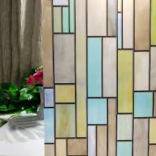 Oddly shaped bits of color arranged to form a picture. Faux Stained Glass Gallery Almaz Studios