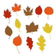 Fall arts and crafts coloring printables. 12 Fall Leaf Silhouettes Clipart Autumn Leaves Clip Art Leaf Svg Cut File Png