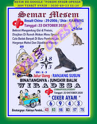 Syair Hk Fajar Pakong 23 Oktober 2020