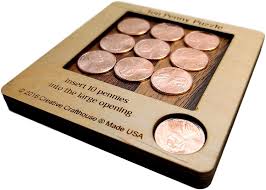 Maybe you would like to learn more about one of these? Amazon Com 10 Penny Puzzle A Circle Packing Problem Ten Mint Pennies Are Included Toys Games