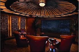 Casa Cinema Design Created This Titanic Home Theater The Dome Was Inspired By The Titanic At Home Movie Theater Home Theater Installation Home Theater Setup