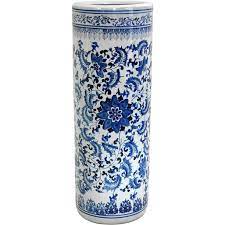 Liven up your home décor with the white/blue ceramic scented candle, 4. Oriental Furniture 24 In Porcelain Umbrella Stand Floral Blue White Walmart Com Walmart Com