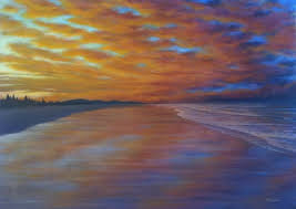 Allow the background to dry. Sunset Painting A Simple Strategy To Uncover The Nuance In The Romance