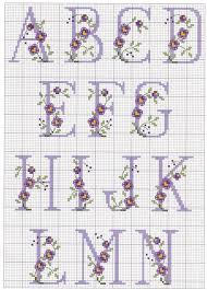 Like font types in typing with computer or any other gadgets, there are a lot of cross stitch alphabet patterns exist. Cross Stitch Letters With Flowers Novocom Top