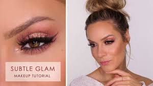 subtle glam makeup tutorial shonagh