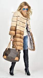 Mink Furs Multicolor Saga Mink Fur Coat Furs Outlet Naryady Zimnyaya Moda Milye Naryady