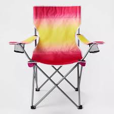 Basic Arm Chair Ombre Sun Squad Target In 2020 Outdoor Folding Chairs Patio Chairs Club Chairs