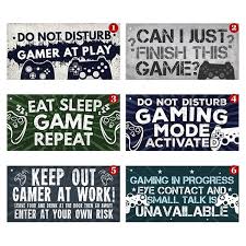 Check out our custom plaques selection for the very best in unique or custom, handmade pieces from our signs shops. 12 Kinds Of Gamer Signs Door Hanging Decor Boy Gift Wooden Plaques Home Decoration 3 9 7 8 Wish Door Signs Wooden Signs Room Signs
