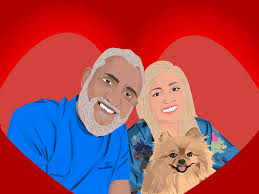 Custom Couple Portrait, Digital Portrait, Made to Order
