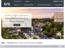 Efg provides a straightforward and reliable platform for client portfolio management. Efg Bank Luxembourg S A Firstfive